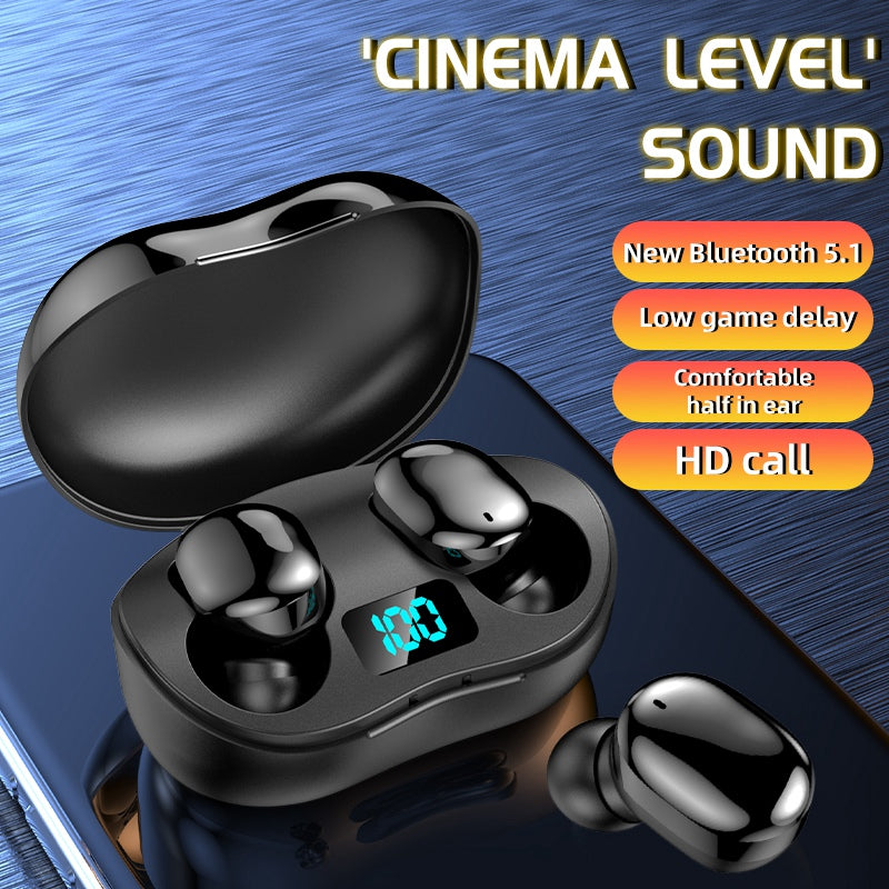 E8S Mini Bluetooth Wireless Earphone HiFi Sound Headset Sports Headphone with Charging Case E8S Mini Bluetooth Wireless Earphone HiFi Sound Headset Sports Headphone with Charging Case